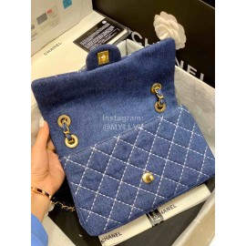 Chanel 2020 Early Spring Limited Edition CF Denim Bag Medium 1328