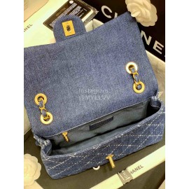 Chanel 2020 Early Spring Limited Edition CF Denim Bag Medium 1328
