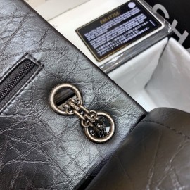 Chanel 2.55 Ancient Silver Chain Bag Small