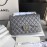 Chanel Classic CF Series Diamond Bag French Original Sheep Skin  Gray