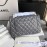 Chanel Classic CF Series Diamond Bag French Original Sheep Skin  Gray