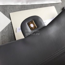 Chanel Classic CF Series Diamond Bag French Original Sheep Skin  Gray