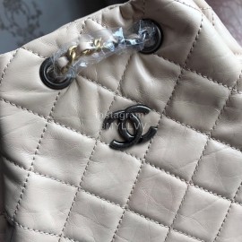 Chanel Chane Gabrielle Wandering Backpack Beige Small 93820