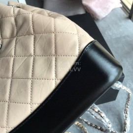 Chanel Chane Gabrielle Wandering Backpack Beige Small 93820