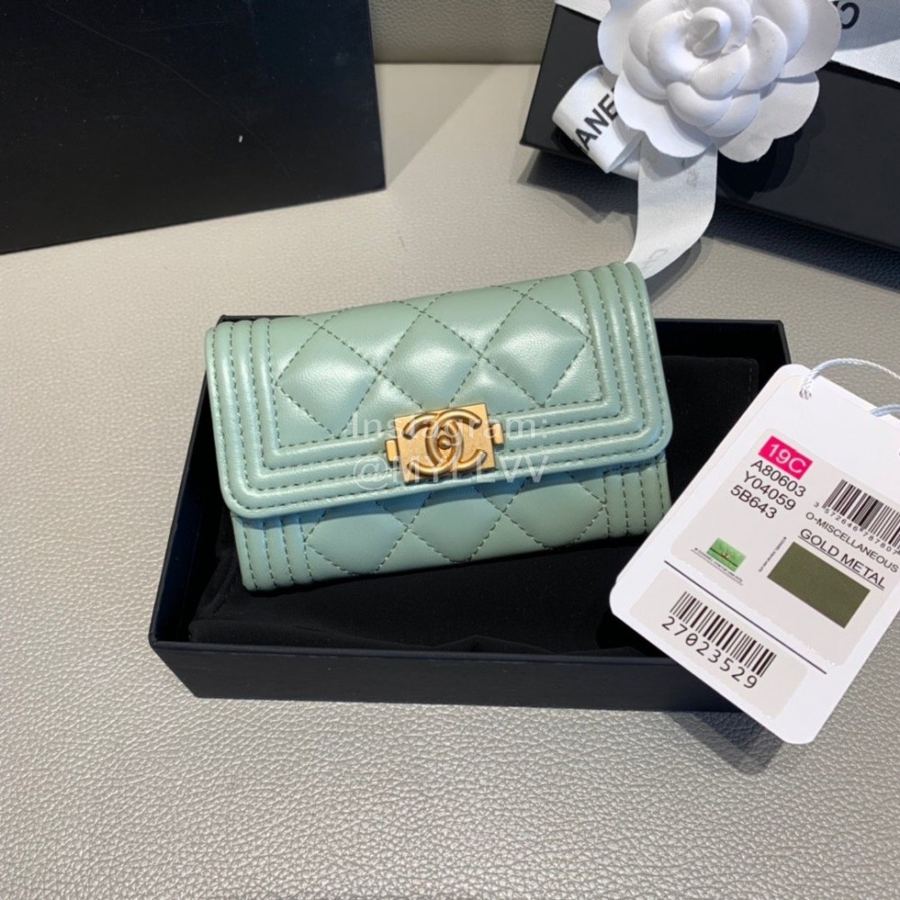 Chanel Ahanel Small And Exquisite Coin Purse Three-Dimensional Green