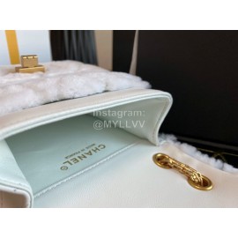 Chanel Autumn Winter New Chain Crossbody Mini Bag White