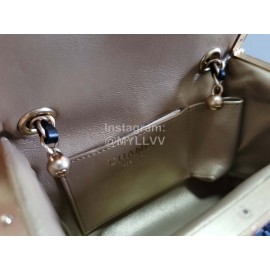 Chanel Black Sheepskin Chain Crossbody Bag