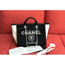Chanel Autumn Winter New Large Shopping Bag Black