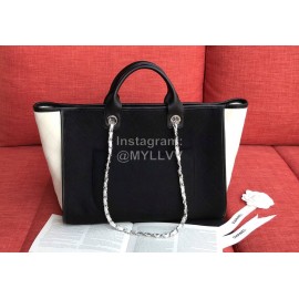 Chanel Autumn Winter New Large Shopping Bag Black