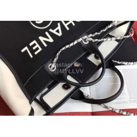 Chanel Autumn Winter New Large Shopping Bag Black