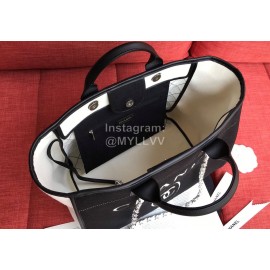 Chanel Autumn Winter New Large Shopping Bag Black