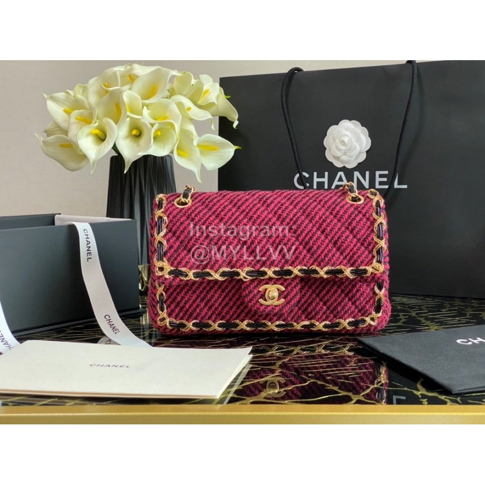 Chanel Winter Vintage Chain Crossbody Flap Bag 
