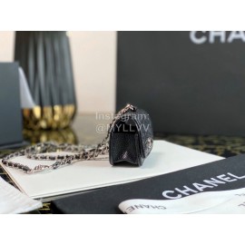 Chanel Classic Camellia Embossed Leather Headset Bag