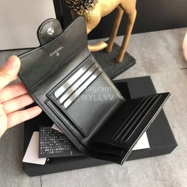Chanel Black Patent Leather Wallet 