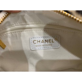 Chanel Winter Soft Leopard Print Fur Chain Crossbody Bag Khaki