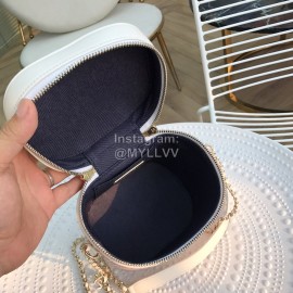 Chanel Woolen Chain Crossbody Bucket Bag Cosmetic Bag Red