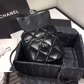 Chanel Calf Chain Crossbody Retro Camera Bag Black As1323