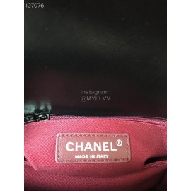 Chanel Calf Chain Crossbody Flap Bag Handbag Black