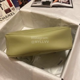 Chanel Winter Cowhide Chain Shoulder Bag For Women Green As2724