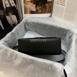 Chanel Black Sheepskin Shoulder Flap Bag For Women As2455