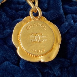 Chanel Winter Velvet Chain Crossbody Flap Bag For Women Navy As2619