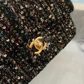 Chanel Woolen Chain Crossbody Flap Bag For Women