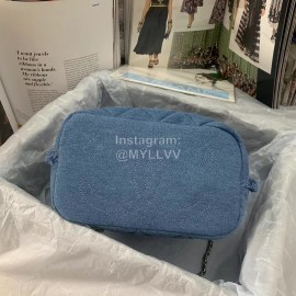 Chanel Autumn Denim Bucket Chain Bag As2357