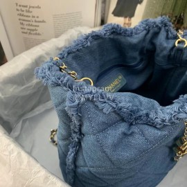 Chanel Autumn Denim Bucket Chain Bag As2357
