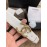 Chanel White Calf Leather Gold Diamond Buckle 30mm Belts For Women 