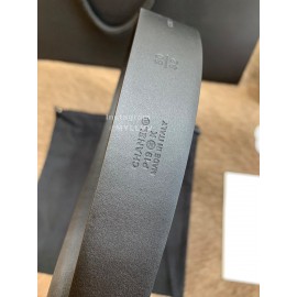Chanel Fashion Calf Leather 30mm Belts For Women Black