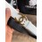 Chanel New Calf Leather Gold Buckle 30mm Belts For Women White