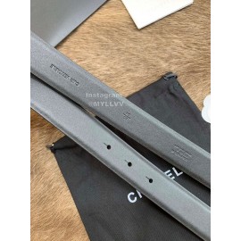 Chanel New Calf Leather Gold Buckle 30mm Black Belts For Women