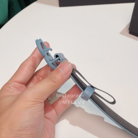 Chanel Fashion Calf Leather 28mm Pharrell Belts Blue