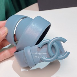 Chanel Fashion Calf Leather 28mm Pharrell Belts Blue