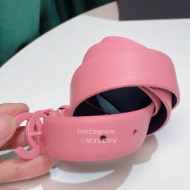 Chanel Fashion Calf Leather 28mm Pharrell Belts Pink