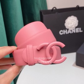 Chanel Fashion Calf Leather 28mm Pharrell Belts Pink