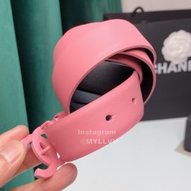 Chanel Fashion Calf Leather 28mm Pharrell Belts Pink