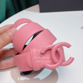 Chanel Fashion Calf Leather 28mm Pharrell Belts Pink