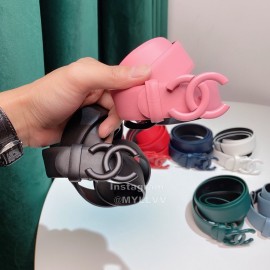 Chanel Fashion Calf Leather 28mm Pharrell Belts Pink