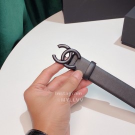 Chanel Fashion Calf Leather 28mm Pharrell Belts Black