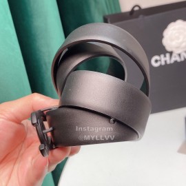 Chanel Fashion Calf Leather 28mm Pharrell Belts Black