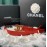 Chanel Fashion Calf Leather Gold Buckle 28mm Pharrell Belts Red