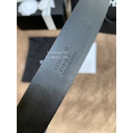 Chanel Diamond Letter Calf Leather 20mm Belts For Women 