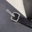 Chanel Black Cashmere Leather Diamond Pin Buckle 34mm Belts