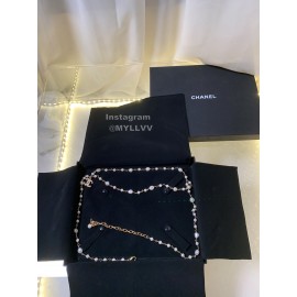 Chanel Elegant Irregular Pearl Belts For Women