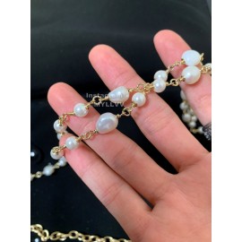 Chanel Elegant Irregular Pearl Belts For Women