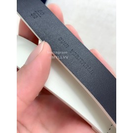 Chanel Fashion Calf Leather Diamond Pin Buckle 20mm Belt White