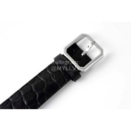 Chanel Boyfriend Serie Diamond Square Dial Watch Black