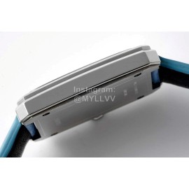 Chanel Boyfriend Serie Diamond Square Dial Watch Blue