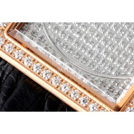 Chanel Boyfriend Serie Square Diamond Dial Watch